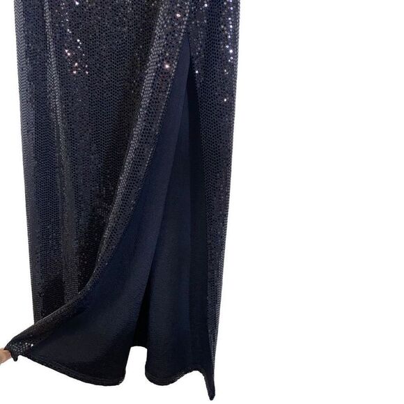 Bebe black sequins dress made in the USA - Picture 12 of 13
